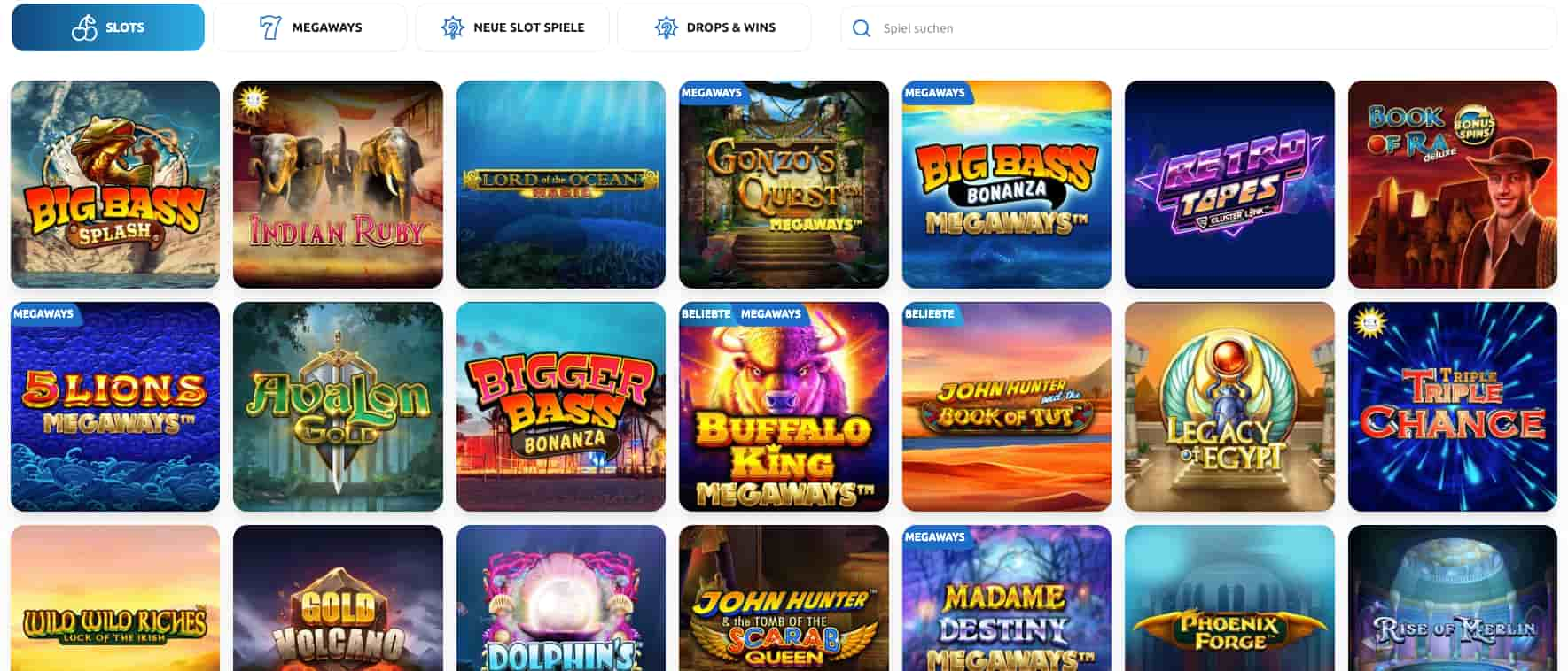 Die besten Spiele in der Online Casino App