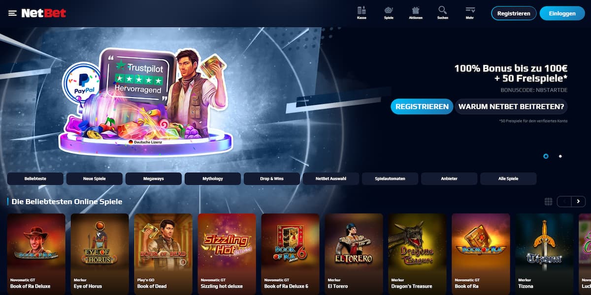 NetBet Casino ohne Limit