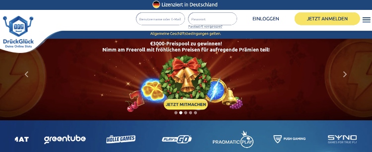 drückglück casino mit 5 euro einzahlung