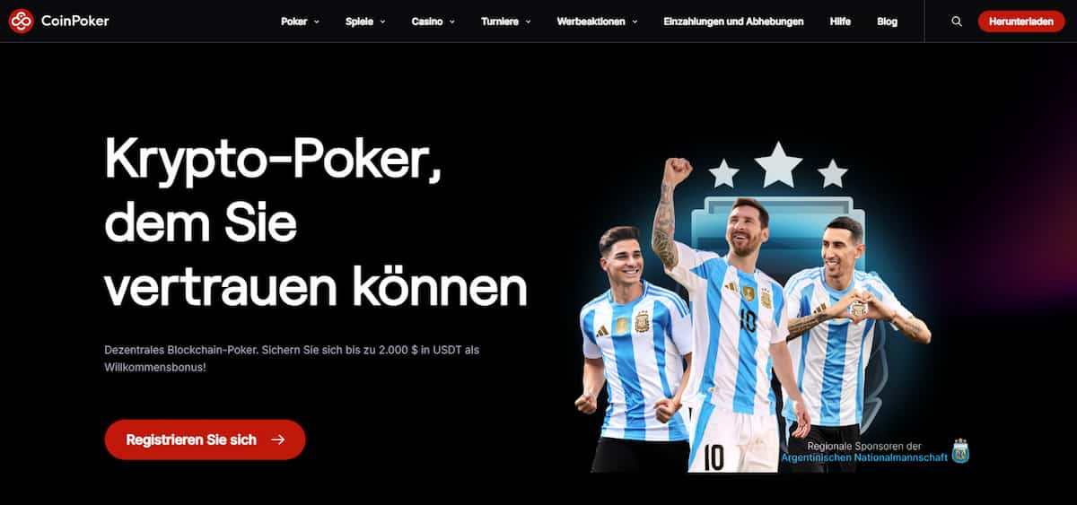 Coinpoker Platform für Online Poker