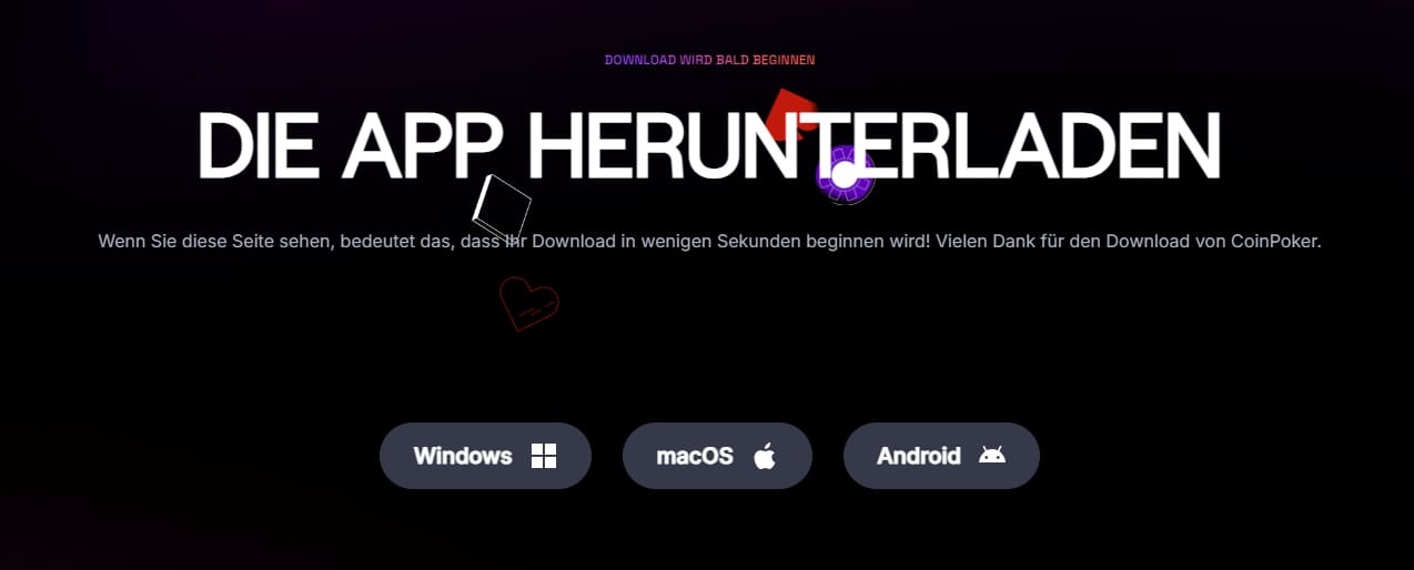 Die Coinpoker App herunterladen