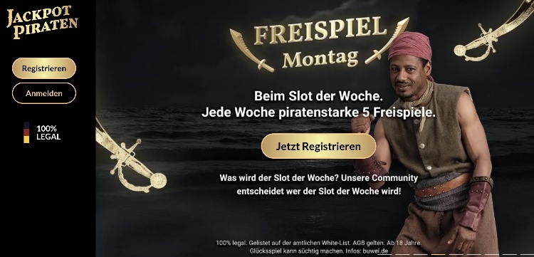 Jackpot Piraten Casino ohne Pause