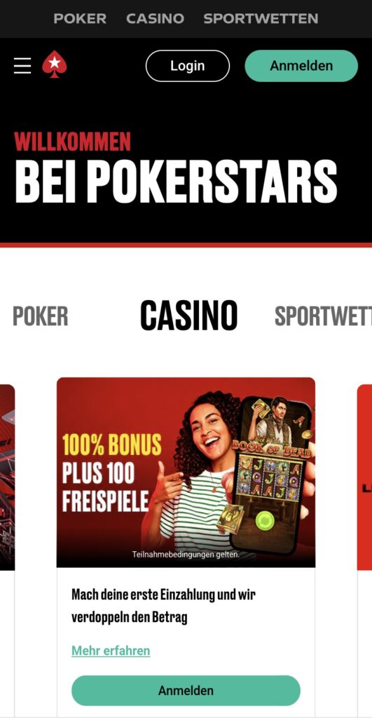 pokerstars poker app