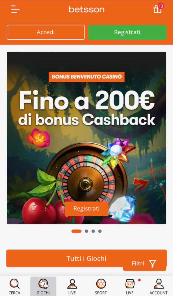 betsson casino