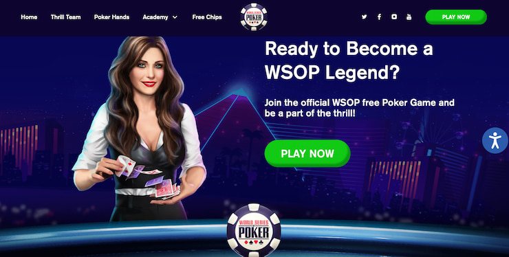 WSOP의 홈페이지