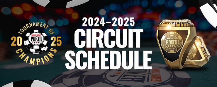 2024-2025 WSOP circuit schedule