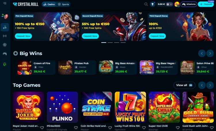 Crystalroll, beste online casino buitenland