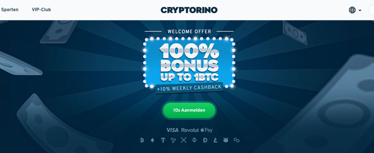 Cryptorino - top btc casino