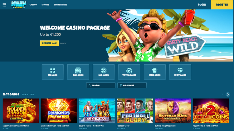 Nalu Casino - beste casino zonder Cruks