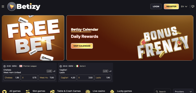 Betizy beste online casino Nederland