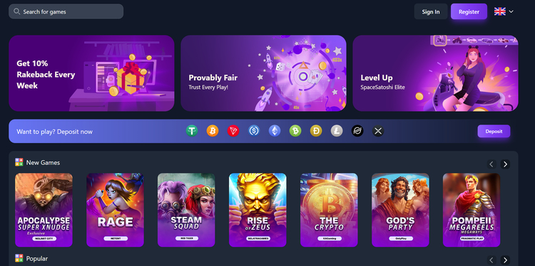 crypto games casino - btc casino met enorme bonus