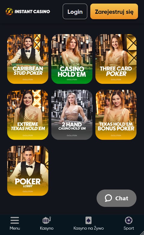 bonus pokerowy w instant casino