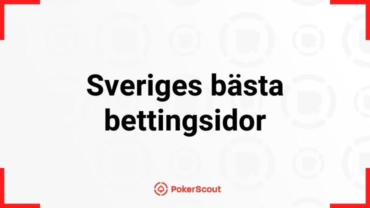 Texten Sveriges bästa bettingsidor på röd bakgrund med en fotboll och en pokal i hörnen.