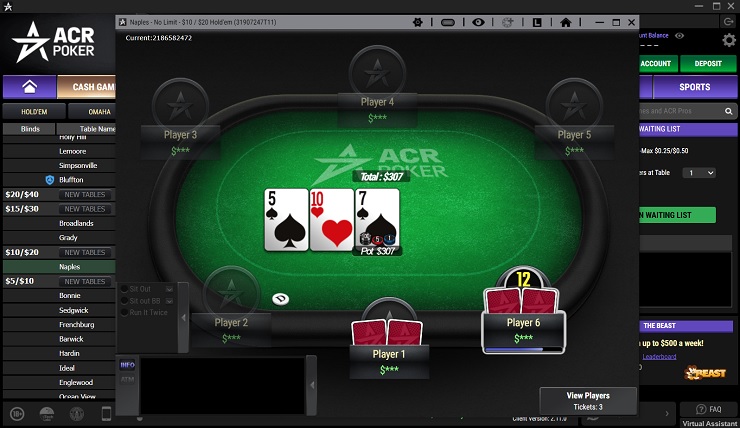 ACR Poker - Best USA Poker Sites