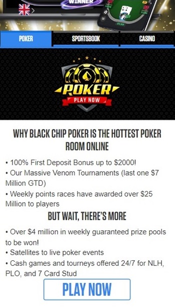 Best Online Poker Sites in Australia Black Chip Poker homepage