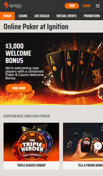 Best Poker Apps Ignition Poker homepage