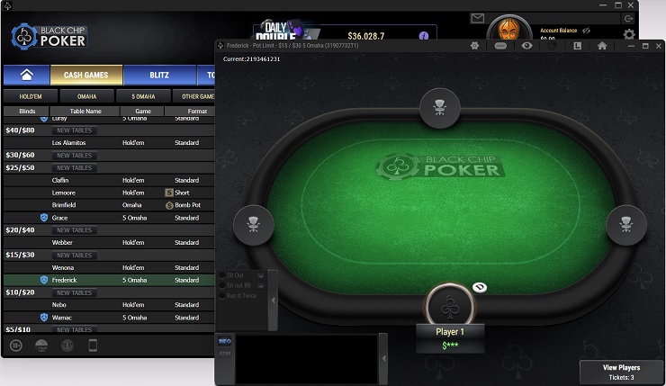 Black Chip Poker - UK Online Poker Sites