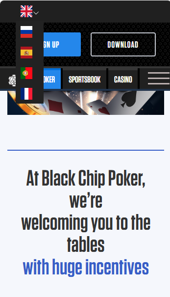 PokerScout Best Offshore Poker Sites Black Chip Poker homepage