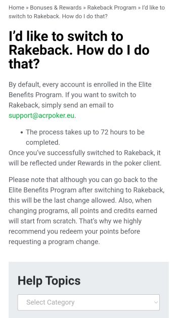 Black Chip Poker Review The Black Chip Poker rakeback FAQ containing the required email address