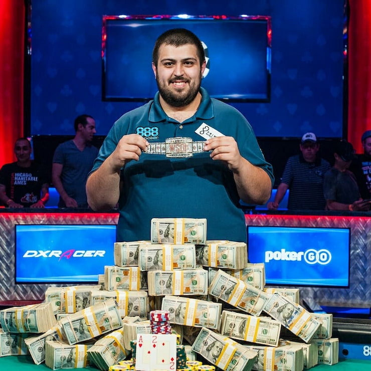 2017 WSOP Main Event winner Scott Blumstein