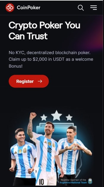 online poker in New York CoinPoker homepage