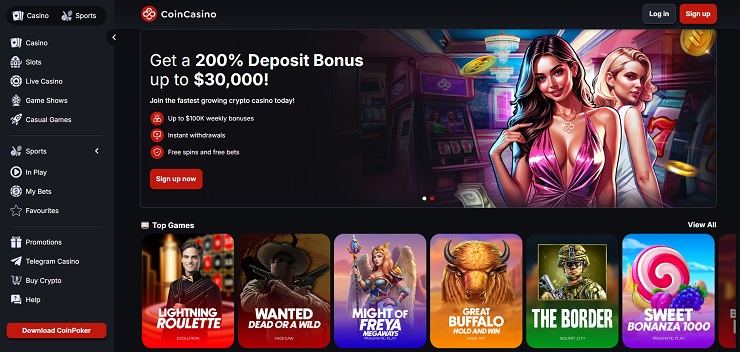 CoinCasino Online Casino California