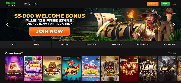 Wild Casino California Online Gambling