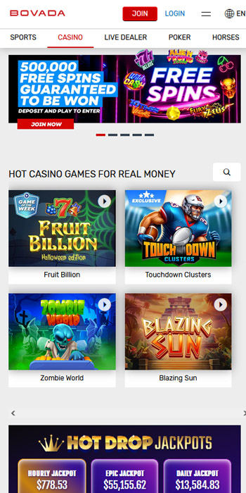 Bovada Casino Online