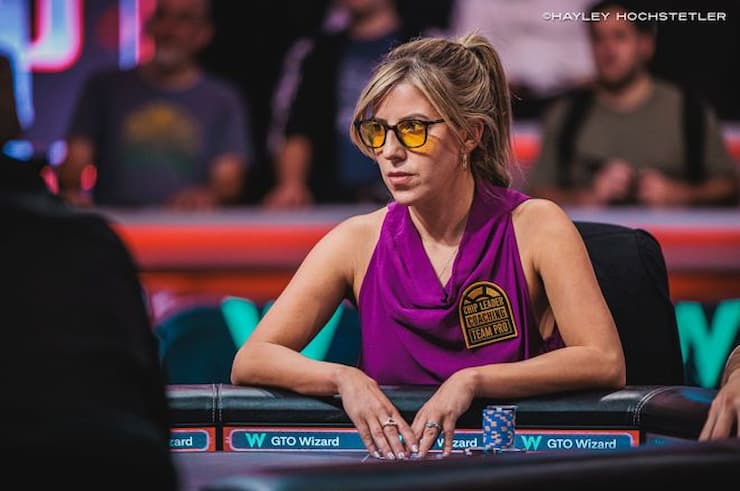 Kristen Foxen in the 2024 WSOP Main Event