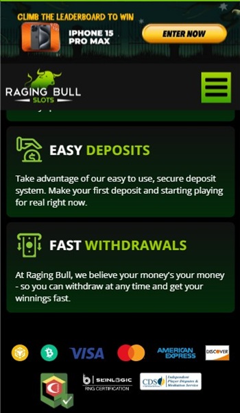 Raging Bull Safe Casino