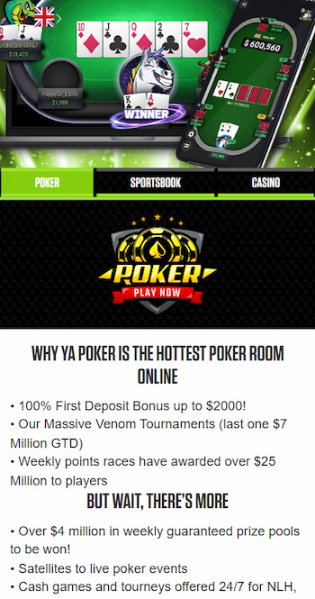 Ya Poker Homepage