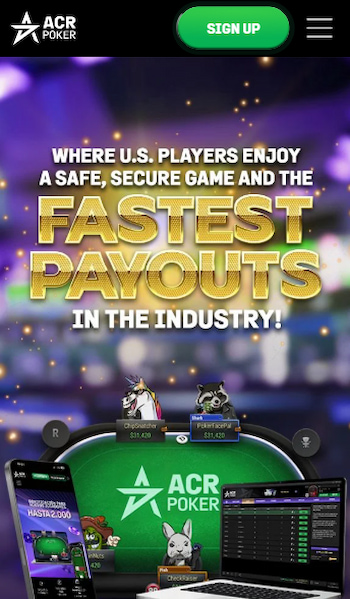 ACR Poker homepage