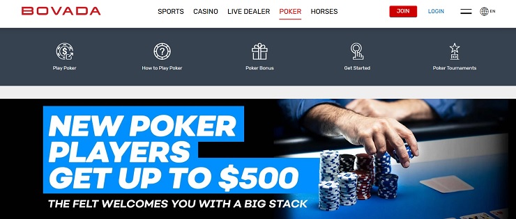 Bovada Poker Omaha Online Site