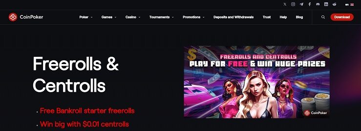 CoinPoker No Deposit Poker Bonuses