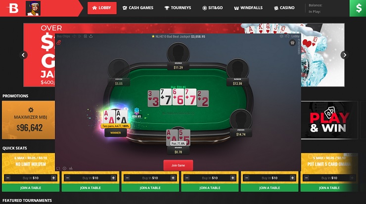 BetOnline - Softest Poker Sites Online