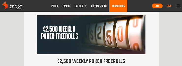 Ignition Poker Freerolls