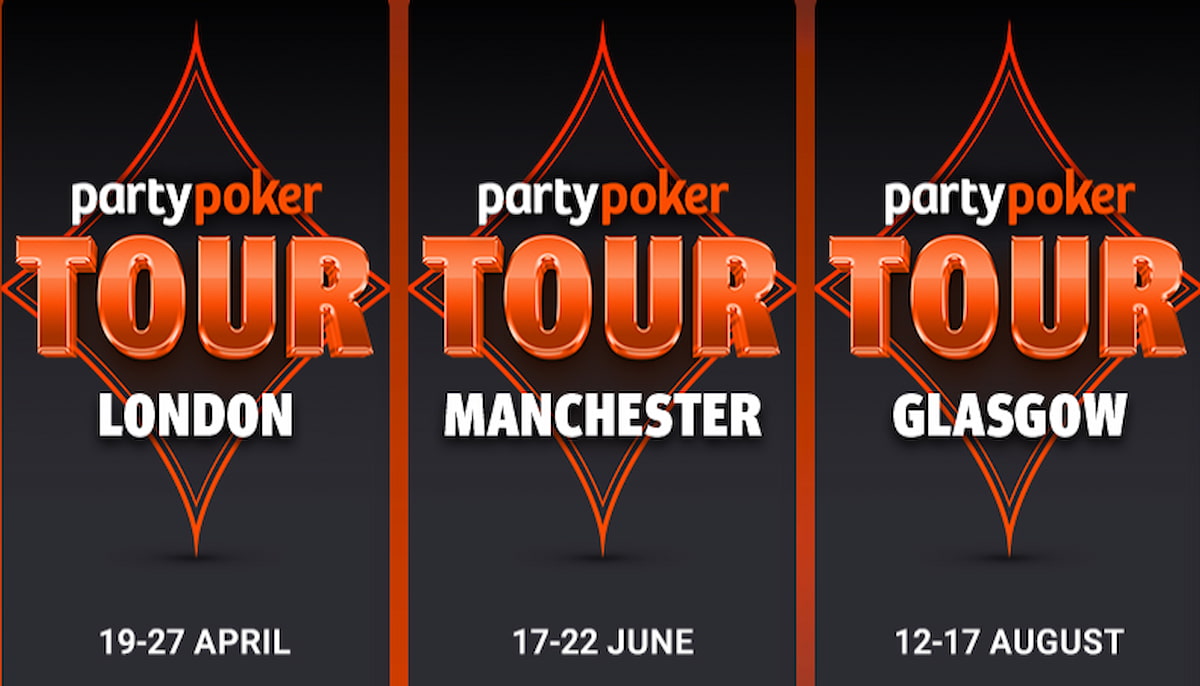 PartyPoker LIVE tour dates for 2025