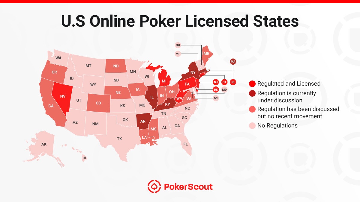 PokerScout Online Poker Licensed States