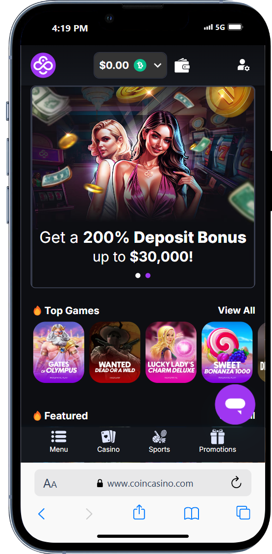 CoinCasino fastest payout casinos